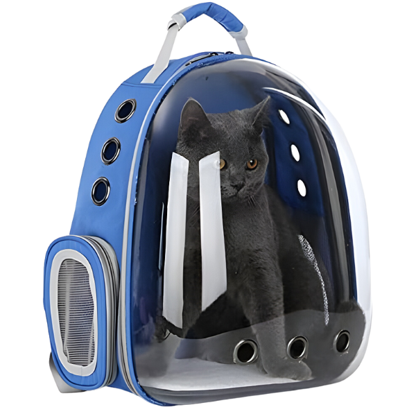 Mochila Pet para Transporte de Cães e Gatos - Visão Panorâmica