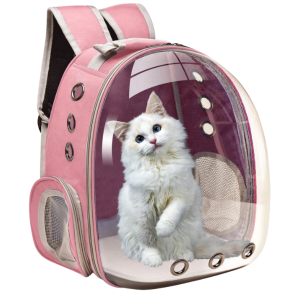 Mochila Pet para Transporte de Cães e Gatos - Visão Panorâmica