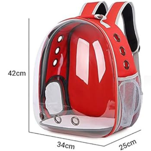 Mochila Pet para Transporte de Cães e Gatos - Visão Panorâmica