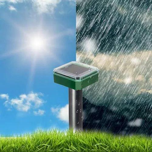 Repelente Solar Ultra Sônico Espanta Pragas 24 Horas A Prova d'água