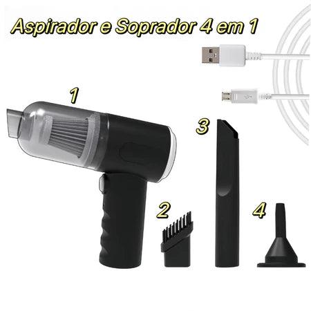 Aspirador de Pó Portátil Sem Fio