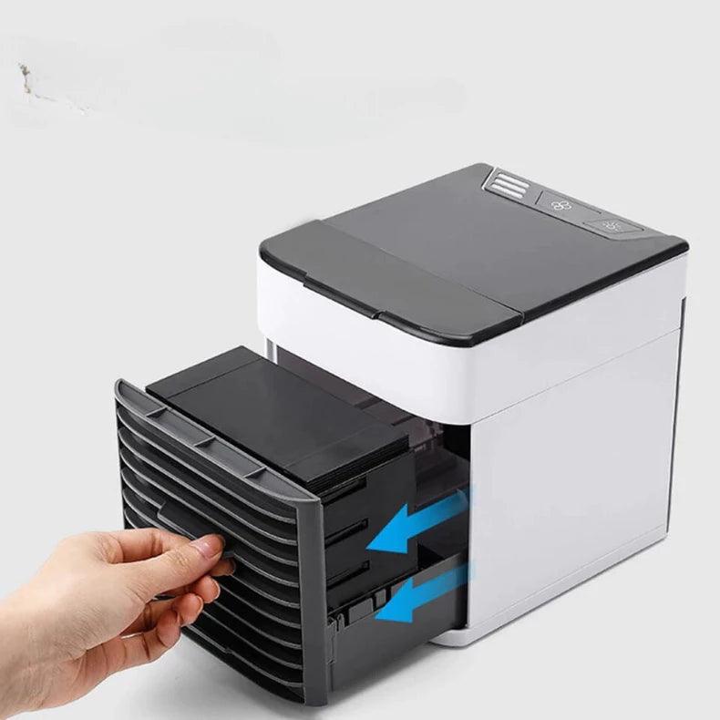 Mini Ar Condicionado Portátil Umidificador e Climatizador