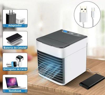 Mini Ar Condicionado Portátil Umidificador e Climatizador