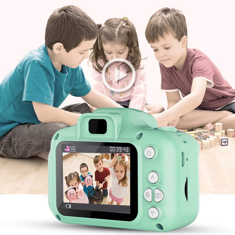 Mini Câmera Digital Infantil 😻 Brinquedo Educativo + Brinde Cartão de Memória de 32GB